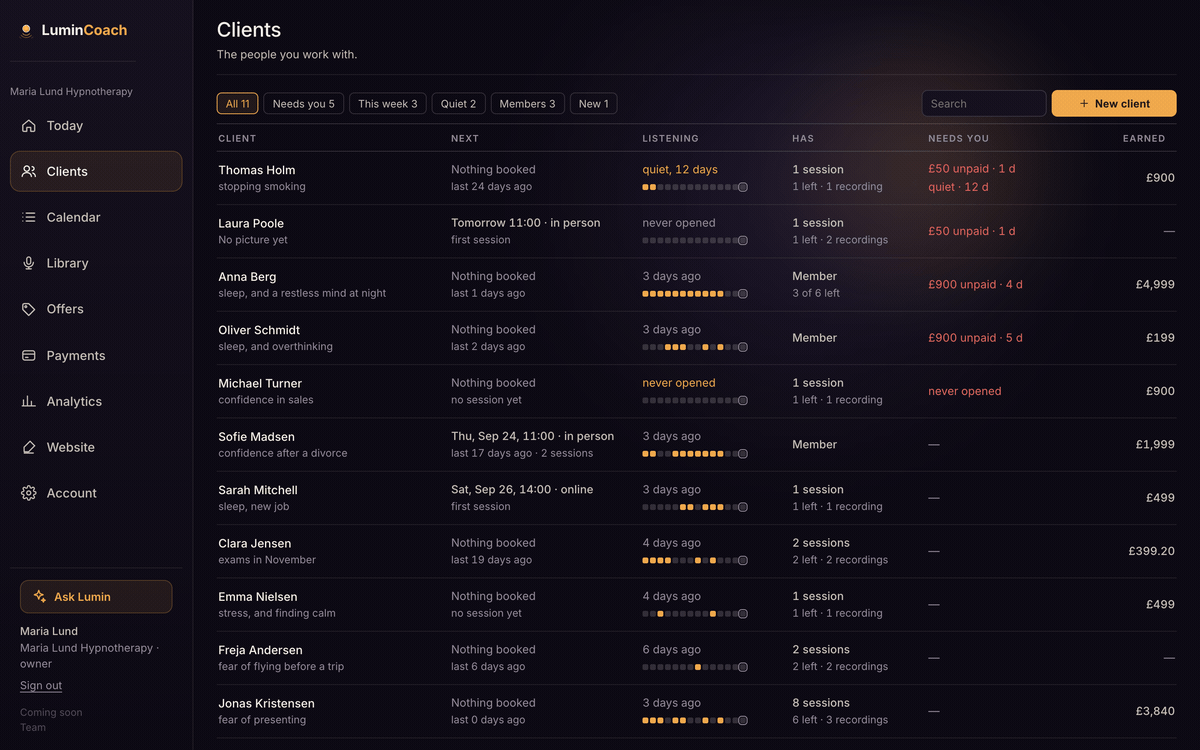 Add a client
