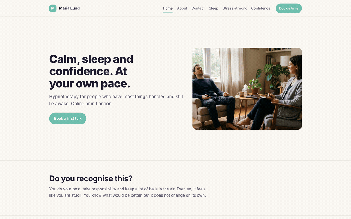 Build your website
